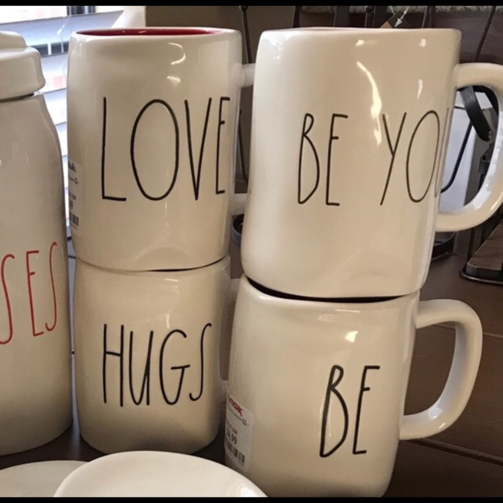 Rae Dunn Valentine Mugs
